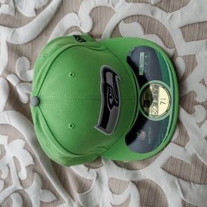 Seattle Seahawks Hat New Era 9Fifty fitted 7 5/8